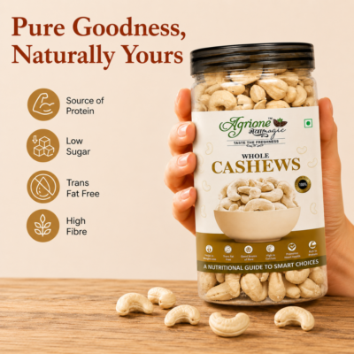 Whole Cashews – W240 grade